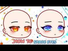 how to shade eyes in anime style