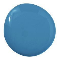 a blue plate on a white background