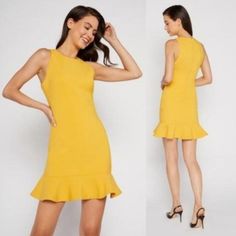 Likely Sleeveless Beckett Bodycon Sheath Peplum Dress Size 10 Yellow Nwt! Melmt 100% Positive Feedback Melm Approximately Measurements Length 36" Pit To Pit 16" Waist 30" Chic Yellow Stretch Sleeveless Dress, Elegant Yellow Sleeveless Mini Dress, Elegant Yellow Mini Sleeveless Dress, Fitted Sleeveless Bodycon Dress For Brunch, Sleeveless Summer Bodycon Dress For Brunch, Flirty Sleeveless Mini Dress For Brunch, Fitted Sleeveless Mini Dress For Brunch, Fitted Sleeveless Backless Dress For Brunch, Sleeveless Bodycon Dress For Brunch