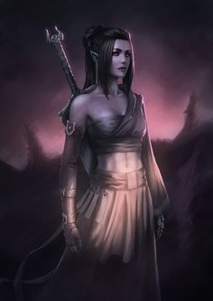 ArtStation - Nym Elf Female, Fantasy Sci Fi, Dark Elf, Fantasy Inspiration, Character Creation, Dnd Characters, Character Portraits, Dark Fantasy Art