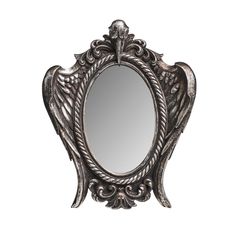 9.5 My Soul from the Shadow Mirror - Magick Magick.com Gothic Mirror, Alchemy Gothic, Crow Skull, Raven Skull, Goth Decor, Gothic Horror, Gothic Home Decor, Decor Guide, Mystical Creatures