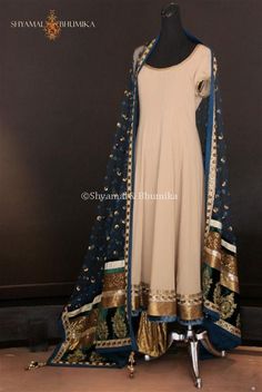 Kindly email us this picture on sales@shyamalbhumika.com or whatsapp us on +91-9833520520 for pricing and other information. Rating System, Simple Kurta Designs, Long Dress Design, Beige Colour