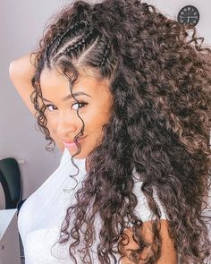 Natural Hairstyles For Work, Hairstyles For Work, Curly Hair Styles Easy