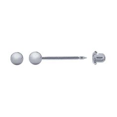 This set of Inverness® piercing earrings contains two pairs of stainless steel post earrings with a 3mm ball design and a Safety Back™ ear nut. Each earring and nut is individually packaged in a unique, sealed and sterile cartridge. Designed specifically to work with the patented Inverness® ear-piercing instrument (available separately), each of the two cartridges snaps securely into place in the instrument. Piercing earrings are available in a variety of styles and designs, with and without gem Tools Jewelry, Piercing Earrings, Ball Design, Steel Post, Ear Piercing, Latest Jewellery, Inverness, Wholesale Suppliers, Jewelry Business