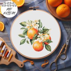 CHECK OUR STORE PATTERNS FOR DIFFERENT DESIGN: https://pininncrossstitch.etsy.com If you need ANY pattern modifications in symbols or number of cells on grid per page - reach out and I will be able to change that for you! Oranges Cross Stitch Pattern Welcome to PinInn Cross Stitch Shop! Thank you for considering our Oranges digital download. 🌟 Digital Download Only - No Physical Item Will Be Shipped 📥 What You'll Receive: * 3 Digital cross stitch pattern PDF format:    - Color page view   - B& Fruit Embroidery, Embroidery Decor, Gift Embroidery, Pattern Fruit, Embroidery Diy, Stitch Shop, Pattern Store, Cross Stitch Pattern, Le Point