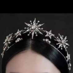 Brand New No Tags. Still Available During Vacation Hold!! Star Headpiece, Star Tiara, Sparkly Headband, Silver Head Piece, Star Headband, Crystal Headpiece, Metal Headbands, Cubic Zirconia Jewelry, Crystal Crown