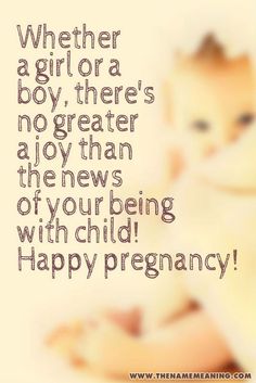 an image of a baby with the words happy pregancy