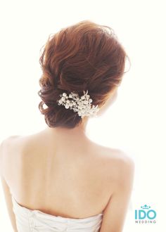 KOREAN WEDDING PHOTO – HAIR & MAKEUP STYLE | Korean Wedding Photo - IDO WEDDING Korean Wedding Makeup, Asian Wedding Hair, Wedding Korea, Asian Bridal Makeup, Photo Hair, Bridal Hairdo, Korea Makeup