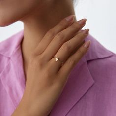 14K Gold Hamsa Ring - Dainty Good Luck Ring - Hamsa Nazar Jewelry - Gold Ring - Solid Gold Minimalist Hand of Fatima Ring Embrace protection and good fortune with our 14K Gold Hamsa Ring. This dainty and elegant ring features the symbolic Hand of Fatima, making it a meaningful addition to your jewelry collection. Features: 🖐️ Premium Quality: Crafted from genuine 14K solid gold, this ring offers durability and a radiant shine that will last a lifetime. 🖐️ Symbolic Design: The Hamsa, also known Gold Open Ring Midi With Single Diamond, 14k Gold Heart Ring Fine Jewelry, Minimalist Gold Pearl Ring With Diamond, Minimalist Gold Pearl Ring With Single Diamond, 14k Gold Midi Rings With Solitaire, Minimalist Solitaire Heart Ring For Promise, Minimalist Initial Ring With Single Diamond, Solitaire 14k Gold Midi Rings, Minimalist Rose Gold Pearl Ring