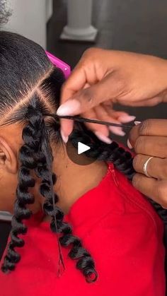 Feed Ins With Crochet Hair, Ideas For Braids Black Women, Beginner Friendly Braid Styles, 4 Braided Hairstyles For Black Women, 4c Braided Hairstyles Protective Styles, Simple Summer Hairstyles For Black Women, Hair Style For Black Hair Ideas, Natural Halo Braid, Preteen Hairstyles Black Hair Natural Hair