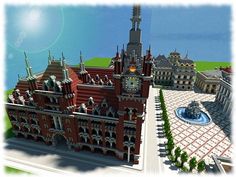 City Minecraft, Minecraft Ps4, Minecraft Houses Blueprints, All Minecraft, Minecraft Map, Minecraft Construction