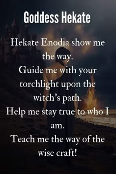 Prayer To Hecate, Pagan Quotes, Wiccan Quotes, Become A Witch, Male Witch