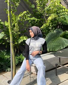 Gadis Melayu, Ootd Korean Style, Ootd Korean, Bodo, Hijabi Girl, Beautiful Hijab, Korean Fashion, Quick Saves