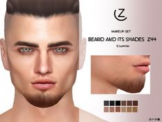 The sims 4 Sims 4 Goatee Cc, Sims 4 Male Lips Preset, Sims 4 Mac, Chin Beard, Chin Hair