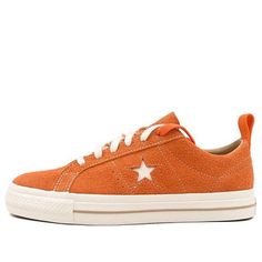 Converse One Star Pro A02946C (SNKR/Skate/Unisex/Low Top/Non-Slip/Wear-resistant/Shock-absorbing) Orange High-top Skateboarding Sneakers, Orange Low-top Skate Shoes For Skateboarding, Orange High-top Sneakers For Skateboarding, Sporty Orange Skate Shoes For Skateboarding, Sporty Orange Lace-up Skate Shoes, Orange Round Toe Skate Shoes For Sports, Casual Orange Low-top Skate Shoes, Casual Orange Skateboarding Sneakers, Casual Orange Skate Shoes For Sports