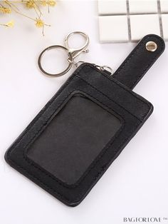 BagForLove - Portable Unisex ID Card Holder with Key Chain - Ideal for Office Work and Travel Product Description Color Black Pattern Type Plain Material PU Size Chart INCH CM Bag Height Bag Length Bag Width 4.3 inch 2.8 inch 0.4 inch Bag Height Bag Length Bag Width 11 cm 7.2 cm 1 cm Details Pictures Similar Products h2 { text-align: center; } /* æ¢è¡ */ li{ white-space: normal; word-break: break-all; word-wrap: break-word; } .red-box { width: 100%; display: flex; flex-direction: row; flex-wra Black Badge Holders With Card Slots For Personal Use, Black Card Holder With Id Window As Gift, Black Badge Holders With Id Window As Gift, Black Rectangular Bag With Key Leash, Black Badge Holder With Card Slots For Everyday Use, Black Badge Holders With Card Slots For Everyday Use, Black Badge Holders With Card Slots, Black Rectangular Badge Holder For Daily Use, Black Rectangular Badge Holders For Daily Use