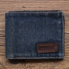 cool wallets for men Blue Denim Wallet Mens Billfold Cool Wallet for Men Jean Wallets Womens Jean Wallet Womens Denim Wallet Jean Wallet, Denim Wallet, Overview Design, Cool Denim, Leather Billfold, Wallets For Men, Contemporary Accessories, Billfold Wallet, Womens Denim