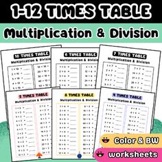 two times table worksheet with three times tables on it and the numbers below them