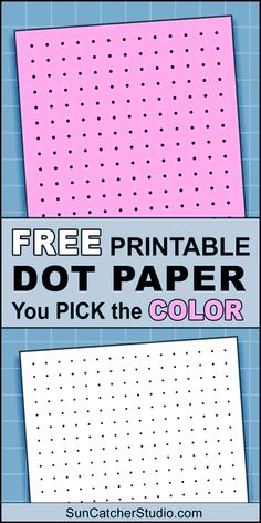 free printable dot paper you pick the color