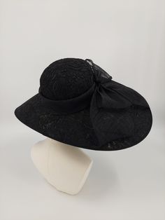 Ladies wide brim Kentucky Derby hat. We would be happy to customize this hat for you. Contact us for details. Formal Wide Brim Felt Hat, Adjustable Curved Brim Evening Hat, Adjustable Curved Brim Hat For Evening, Adjustable Wide Brim Felt Hat For Evening, Adjustable Short Brim Hat For Evening, Classic Wide Brim Hat For Evening, Formal Adjustable Wide Brim Boater Hat, Formal Wide Brim Boater Hat, Adjustable Curved Brim Boater Hat For Church