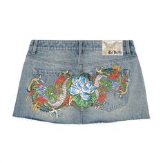 Ed Hardy Skirt, Denim Mini Skirts, Y2k Skirt, Blue Denim Skirt, Future Outfit, Winter Sneakers, Toddler Boy Shoes, Mini Short, Mens Skin Care