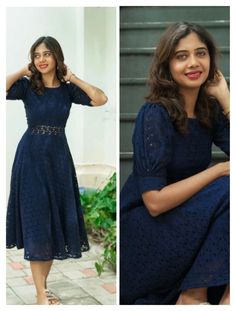 Frocks Poses For Women, Fancy Kurti Pattern 2020, Normal Frock Designs For Ladies, Aline Frock Design, Hakoba Dress Designs, Hakoba Frocks For Women, Hakoba Frock, Latest Stitched Kurti Designs, Hakoba Skirt