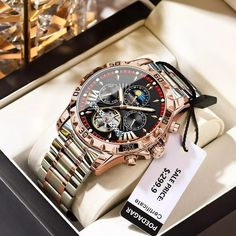 Specifications:

• Item Type: Mechanical Wristwatch

• Style: Fashion & Casual,Classic,Luxury,Dress/Formal,Business,Sport

• Band Length: 20cm

• Movement: Automatic Self-Wind

• Case Material: Stainless Steel

• Case Thickness: 17mm

• Band Material Type: Stainless Steel

• Dial Diameter: 43mm

• Band Width: 21mm

• Case Shape: Round

• Feature: Luminous,Auto Date,Complete Calendar,DIVER,Water Resistant,swim,luminous hands,Week Display

Package Included:

1 x POEDAGAR Watch

1 x Orignal Box

1 x Watchband Adjust Tool

1 x Watch Wipe

1 x Warranty Card

# Waterproof # Luminous # Skeleton # Luxury # Automatic Mechanical# Red Rings, Fashion Mirror, Laura Geller, Watch For Men, Luxury Watches For Men, Issey Miyake, Blue Rings, Mechanical Watch, Thom Browne