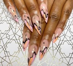 Medium Stiletto Nails, Gem Nail Designs, Spirit Fingers, Latest Nail Designs, Celebrity Nails, Nail Candy, Laugh Out Loud, Personality Quiz