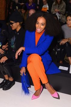 Solange Style, Solange Knowles Style, Pantalon Orange, Orange Pants, Solange Knowles, Style Crush, Color Combo, Up Girl