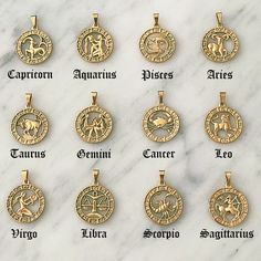 Zodiac Characteristics, Pinky Rings, Chanel Runway, Talisman Necklace, Nameplate Necklace, Zodiac Pendant, Star Sign