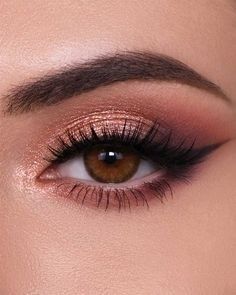 Evening Eye Makeup, Glam Wedding Makeup, Brunette Makeup, Fall Makeup Looks, Eye Makeup Pictures, Eye Makeup Steps, Eye Makeup Designs, Eye Makeup Art