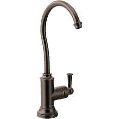 a kitchen faucet with an adjustable spout