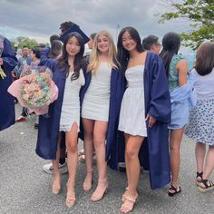 Grad Dress Under Gown, White Graduation Dress With Cap And Gown, Awards Ceremony Outfit School, What To Wear To Graduation Party Guest Outfit, Graduation Outfit Middle School, Under Graduation Gown Outfit, Grad Dress Aesthetic, Grad Ceremony Outfit, Commencement Outfit