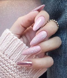 January Nail Designs, Christmas Gel, January Nails, Pink Manicure, Christmas Gel Nails, Red Nail Designs, Christmas Nails Acrylic