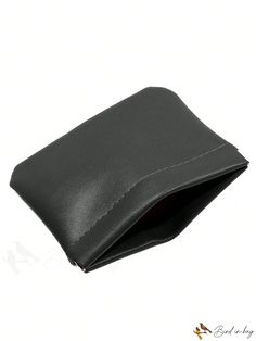 BirdinBag - Portable Waterproof Pocket Cosmetic Bag - Self-Closing, No-Zipper Small Makeup Pouch Black Pouch Wallet With Zipper Pocket, Black Wallets With Zipper Pouch For Daily Use, Black Zipper Pouch Coin Purse For Everyday Use, Black Zipper Coin Purse For Everyday Use, Black Rectangular Zipper Coin Purse, Black Rectangular Case With Zipper Pocket, Black Rectangular Coin Purse With Zipper Pocket, Black Rectangular Cases With Zipper Pocket, Black Rectangular Coin Purse With Zipper