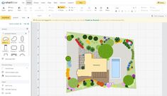 the floor plan is shown in microsoft's home design software, and it appears to be an open source