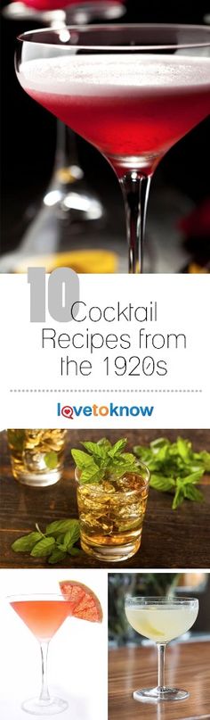 cocktail recipes from the'20s i love to know