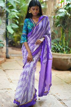 Ruffle Saree, Fancy Blouse