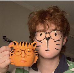 cavetown robin tiger face swap Lemon Boy, Music Poster Design, Poster Music, Collage Wall, Art Collage Wall