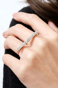 double finger band ring cz, adjustable ring, double band ring, double bar ring, double finger ring, two finger ring, double rings Trendy Crystal Open Ring, Trendy Open Band Midi Rings For Promise, Double Band Midi Rings For Anniversary, Trendy Adjustable Crystal Ring For Anniversary, Minimalist Silver Rings For Party, Adjustable Simple Design Crystal Ring, Adjustable Crystal Ring With Open Band, Crystal Open Band Promise Ring, Ring Double Band