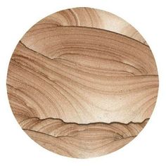 a wooden plate with wavy lines on it