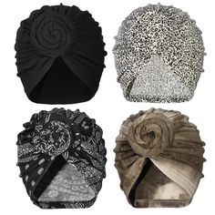 PRICES MAY VARY. SOFT AND BREATHABLE - Turban head wraps are made by cotton and polyster to be comfortable, non-slip, stretchy and lightweight, won't hurt your head even after long-time wearing, great hair accessories PRE KNOTTED DESIGN - Vintage classic beanie hat can keep your hair style and also as sleeping cap, hairwrap is pre-tied, ready to wear,you don't need to waste time to learn how to tie a beautiful knot VARIETY OF COLORS - African print that will never go out of style, suitable for l Adjustable Black Headwrap For The Beach, Adjustable Black Headwrap For Beach, Black Bohemian Headwrap For The Beach, Adjustable Black Turban For Beach, Black Bohemian Headwrap For Summer, One Size Black Headwrap For Beach, Black Cotton Headwrap One Size, Adjustable Wrap Turban For Summer, Fitted Black Turban For Summer