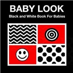 baby look black and white book for babies