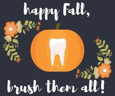 Happy Fall! . #fall #brushthemall #dentalcare #brushyourteeth #careforyourteeth #dentalhealth Dentist Tattoo