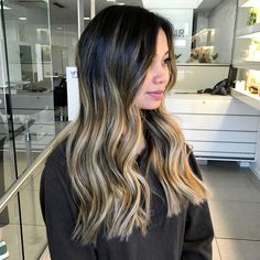 Black To Blonde Balayage Straight Hair, Black Hair Blond Balayage, Blonde Balayage On Asian Hair, Balayage For Black Hair Asian, Black To Blonde Balayage, Blonde Balayage Asian, Asian Blonde Balayage, Asian Bayalage Hair, Asian Balayage Hair