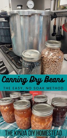 canning dry beans the easy, no soak method is great for beginners to learn how to use them