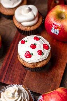 These Spiced Vegan Apple Cupcakes are soft, moist, and packed with tender apple pieces in every bite. With warm cinnamon, nutmeg, and a hint of cardamom, plus sweet, in-season apples, they’re the perfect cozy fall treat topped with a fluffy vegan vanilla buttercream. These vegan cupcakes are perfect for fall baking, a Friendsgiving dinner or a Thanksgiving dessert. Vegan, dairy free, eggless and plant based. Cozy Recipes