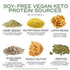 Where Do You Get Protein On a Vegan Keto Diet? – Meat Free Keto | Vegan Keto Recipes Energizing Breakfast, Keto Protein, Soy Free Vegan, Vegan Keto, Holistic Nutrition