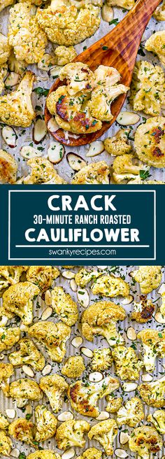 Crack Cauliflower - Quick sheet pan cauliflower florets with an outrageous flavor. Crispy ranch florets made in 30-minutes. A healthy vegetable side dish recipe to make for dinner or a holiday. This Crack Cauliflower recipe is addictive! cauliflower recipes I ranch recipes I easy roasted vegetable recipes I healthy side dishes Recipes Using Fresh Cauliflower, Cauliflower Sheet Pan Recipes, Quinoa Cauliflower Recipes, Califlower Recipes Side Dishes Easy, Cauliflower Recipes Healthy Clean Eating, Fall Cauliflower Recipes, Cauliflower Sheet Pan Dinner, Carbless Recipes, Cauliflower Side Dish Recipes