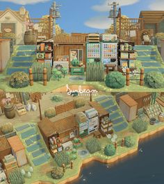 Suburban Animal Crossing, Animal Crossing Hot Spring Ideas, Acnh Towncore Dream Address, Anch Japanese Entrance, Acnh Villager House Exterior Ideas, Acnh Japanese Shopping District, Acnh Rice Field Code, Angry Coconut Acnh, Acnh Large Area Idea